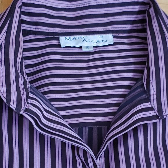 Marc Allan Button-Up Shirt SZ 10 - Picture 6 of 7